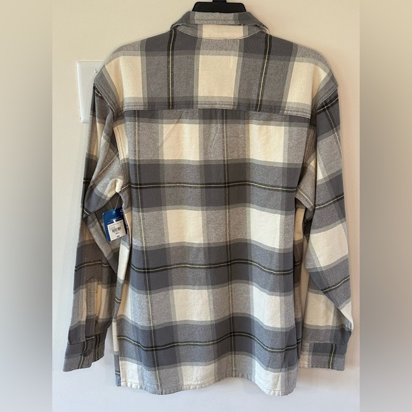 Arizona Jeans Co Men’s Gray Plaid Button Down Long Sleeve Shirt NWT Size… - Picture 6 of 9